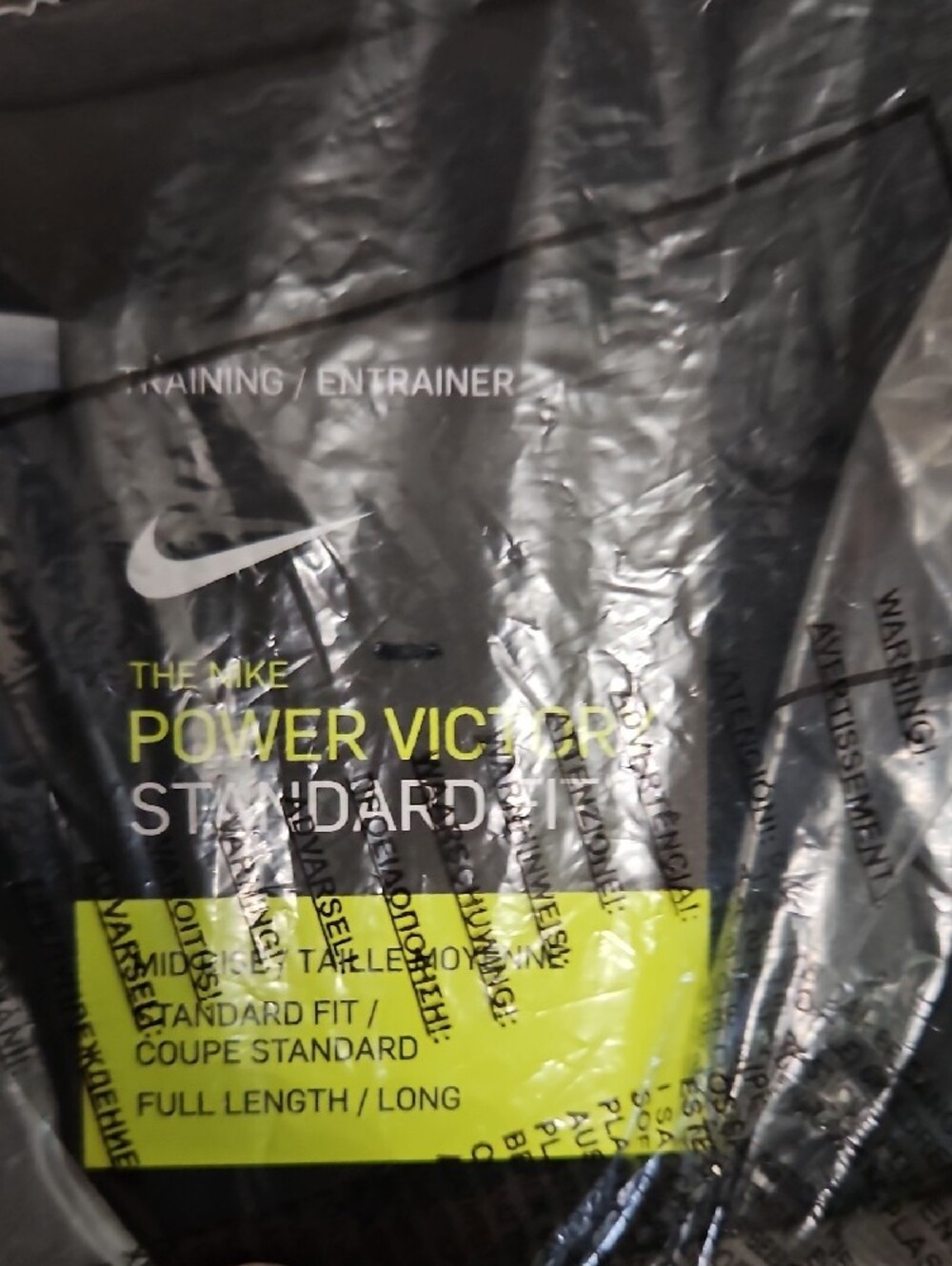 UNOPENED Nike Black Wide-Leg Athletic Pants with Swoosh - Picture 4 of 5